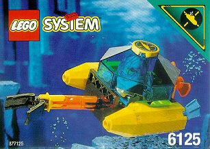 Sea Sprint 9 6125 MANUAL ONLY Lego Aquazone