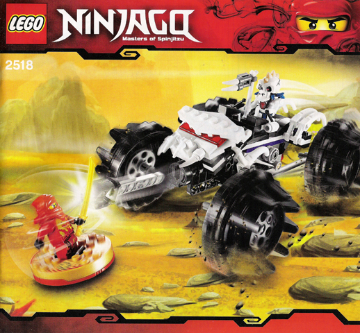 Nuckal s ATV 2518 MANUAL ONLY Lego Ninjago