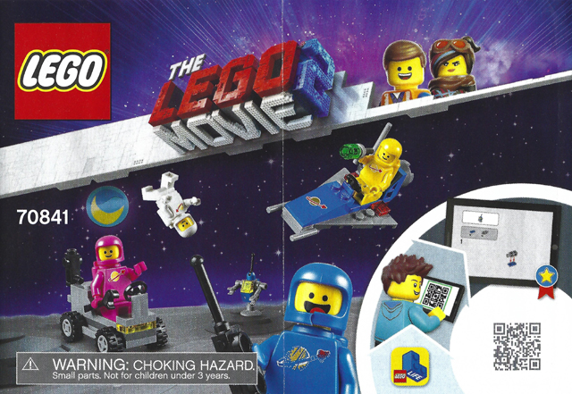 Benny s Space Squad 70841 MANUAL ONLY The Lego Movie