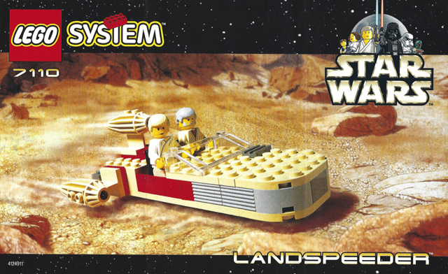 Landspeeder 7110 MANUAL ONLY Lego Star Wars