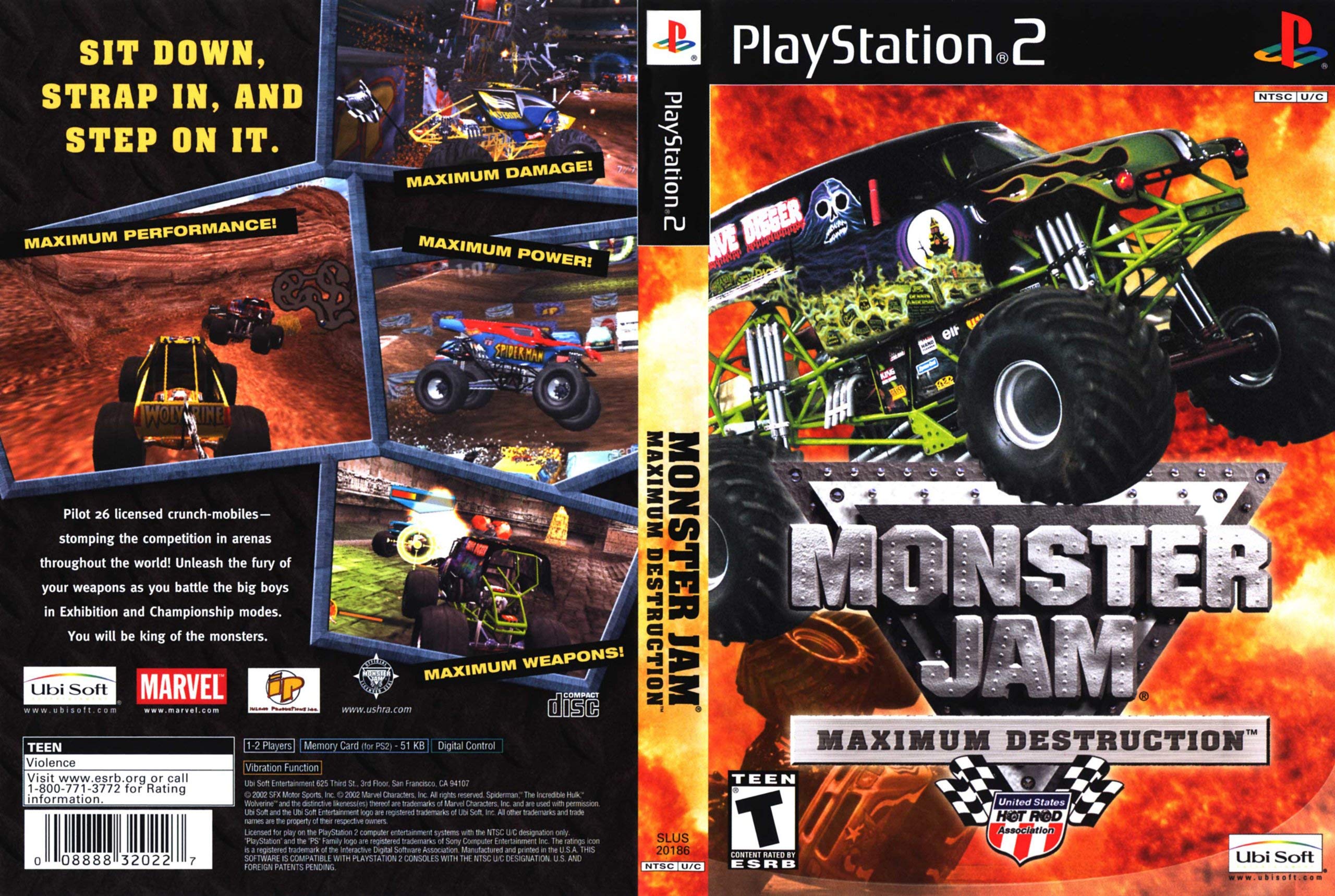PlayStation 2 Monster Jam Maximum Destruction (Complete)