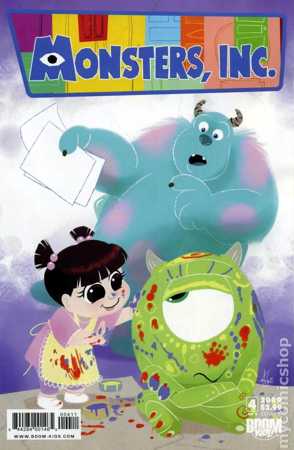 monsters inc comic book Monsters Inc Laugh Factory #4B 2009 Boom Studios Comics