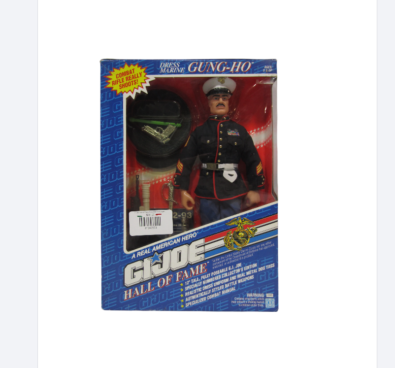 GI Joe Hall of Fame Dress Marine Gung-Ho, Damaged Box