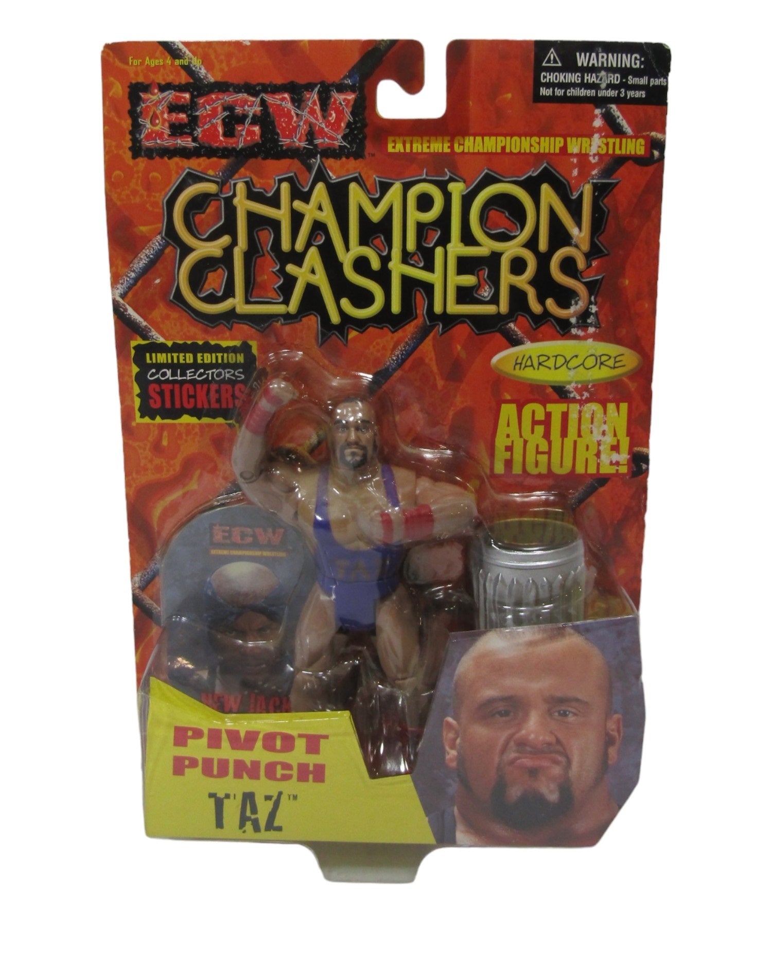 The Original Toy Makers ECW Champion Clashers Pivot Punch Taz (Slightl