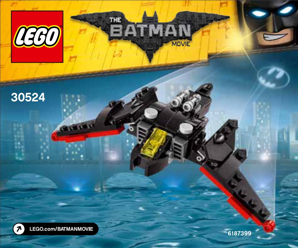 The Mini Batwing 30524 MANUAL ONLY, Lego The Batman Movie