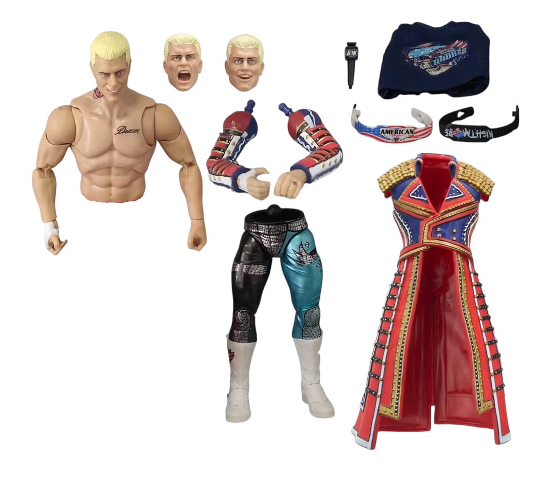 新品 コーディ・ローデス AEW Supreme Cody Rhodes WALMART EXCLUSIVE AEW SUPREME COLLECTION CODY RHODES FIGURE