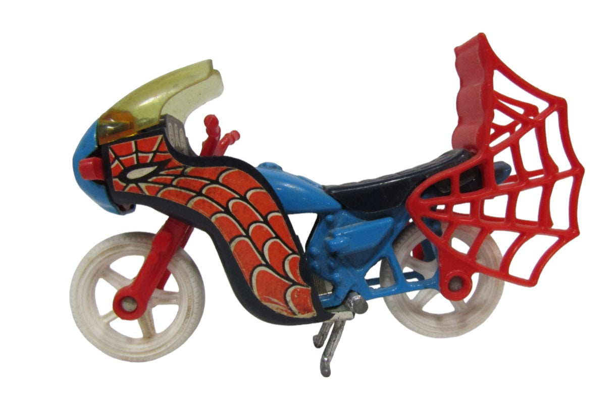 Vintage Corgi 266 Spiderman Spiderbike with rockets nice Condit
