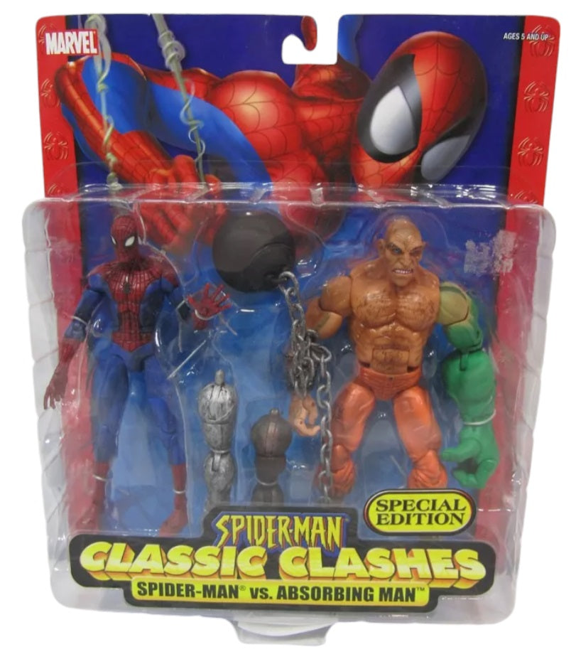ToyBiz Marvel Spider-Man Vs. Absorbing Man Classic Clashes (Special Ed