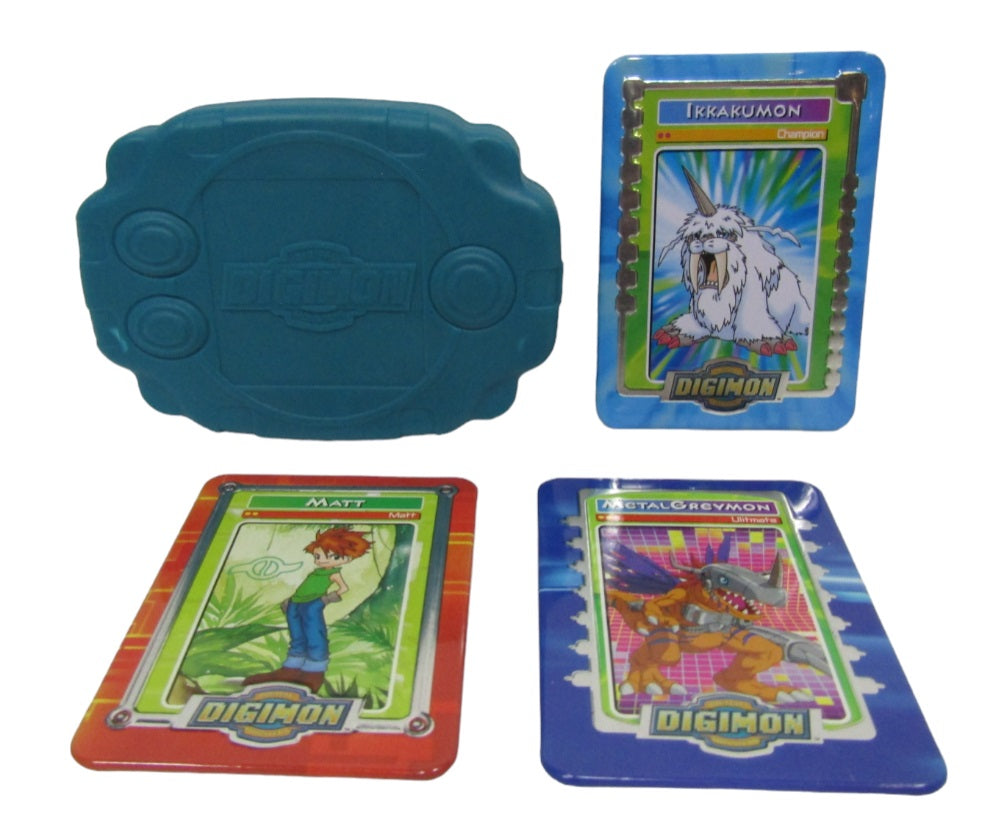 2000 Taco Bell Digimon Tin Cards Set of 3, Not Packaged 2000 Taco Bell Digimon Tin Cards Set of 3, Not Packaged