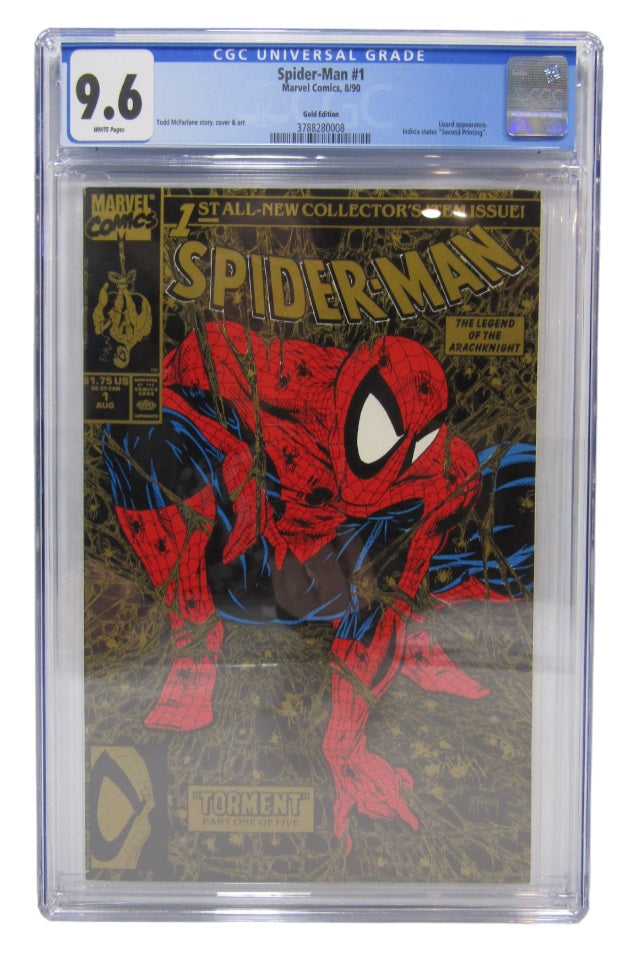 Spider-Man #1 gold offers edition CGC 9 .6