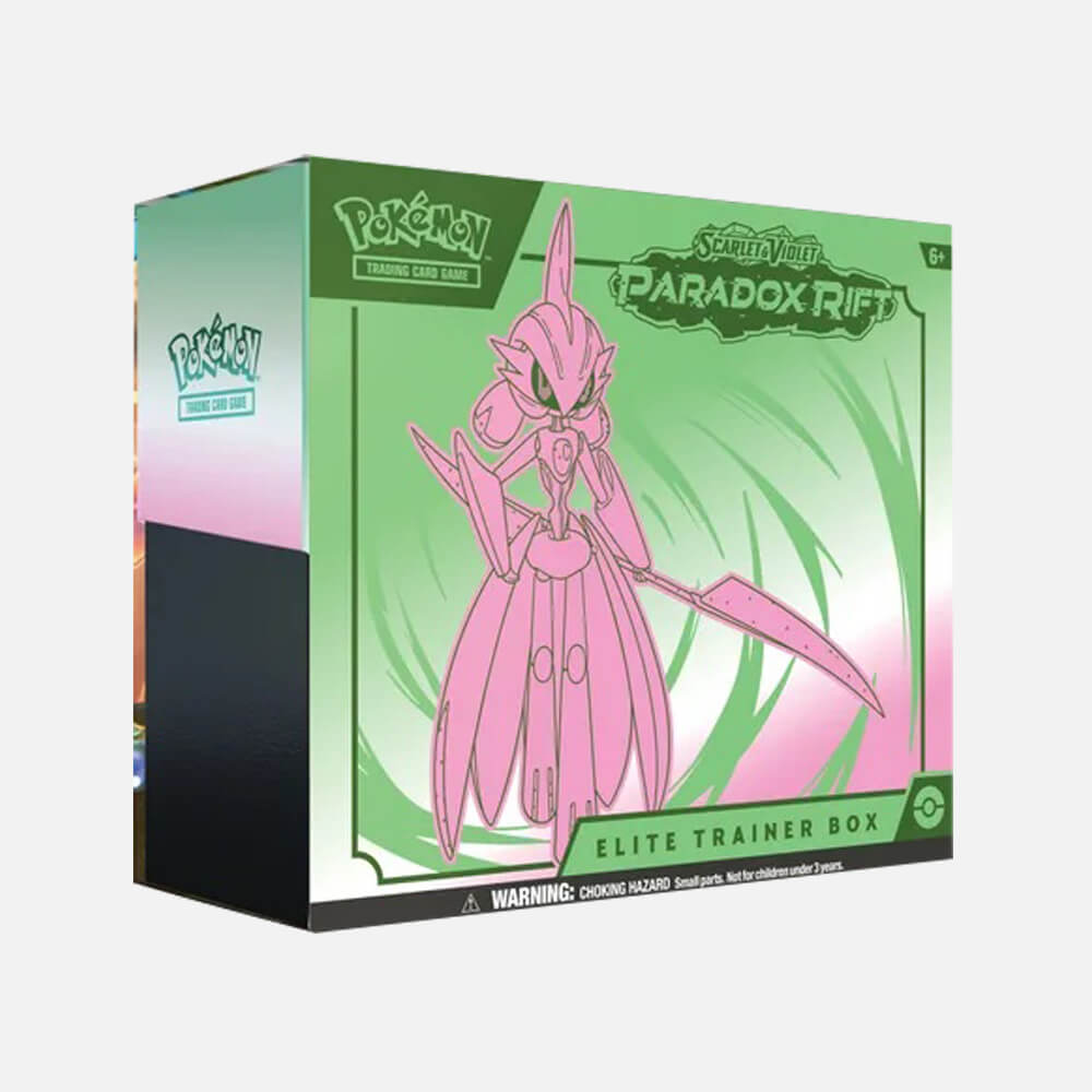 Scarlet & Violet Paradox Rift Iron Valiant ETB Pokemon TCG Scarlet & Violet Paradox Rift Iron Valiant ETB Pokemon TCG