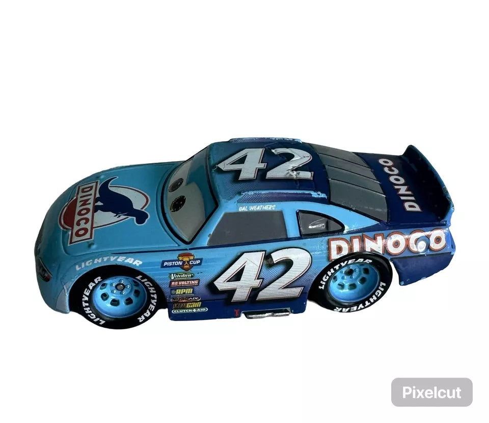 Cars Cal Weathers Dinoco 42 Not Packaged Complete