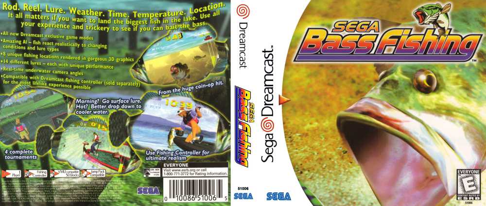 Sega dreamcast fishing Reel complete online