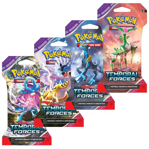 Pokemon Trading Card Game Scarlet & Violet Temporal Forces Sleeved Boo Pokemon Trading Card Game Scarlet & Violet Temporal Forces Sleeved Boo