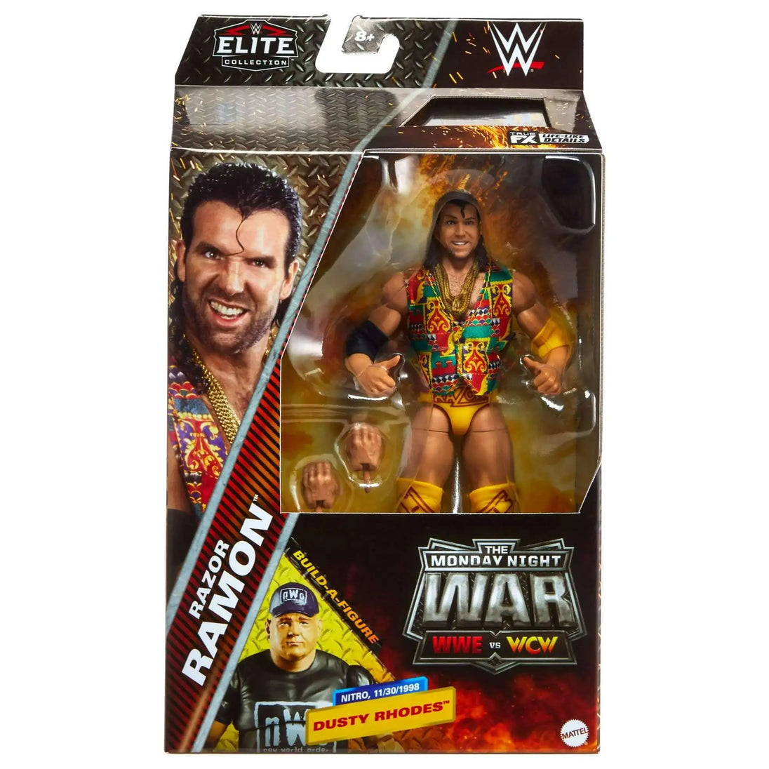 Toyworld Razor Ramon Mattel WWE Elite Monday Night War Razor Ramon (Damaged Box)