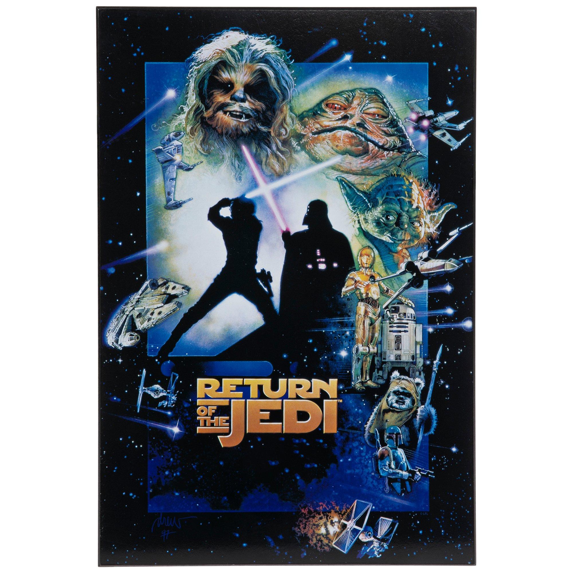 Open Roads Star Wars Return Of The Jedi Tin Sign (Sealed)