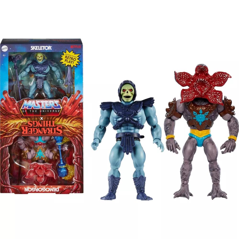 Masters of the Universe X Stranger Things Skeletor Demogorgon