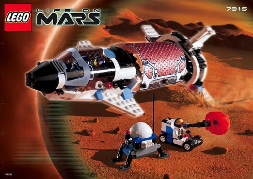 Solar Explorer 7315 MANUAL ONLY, Lego Life On Mars