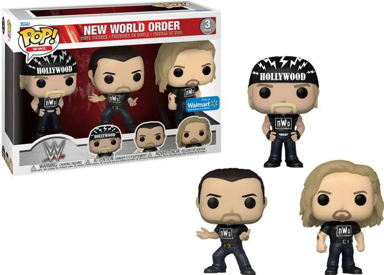 Funko Pop WWE New World Order (Hulk Hogan, Scott Hall, and Kevin Nash)