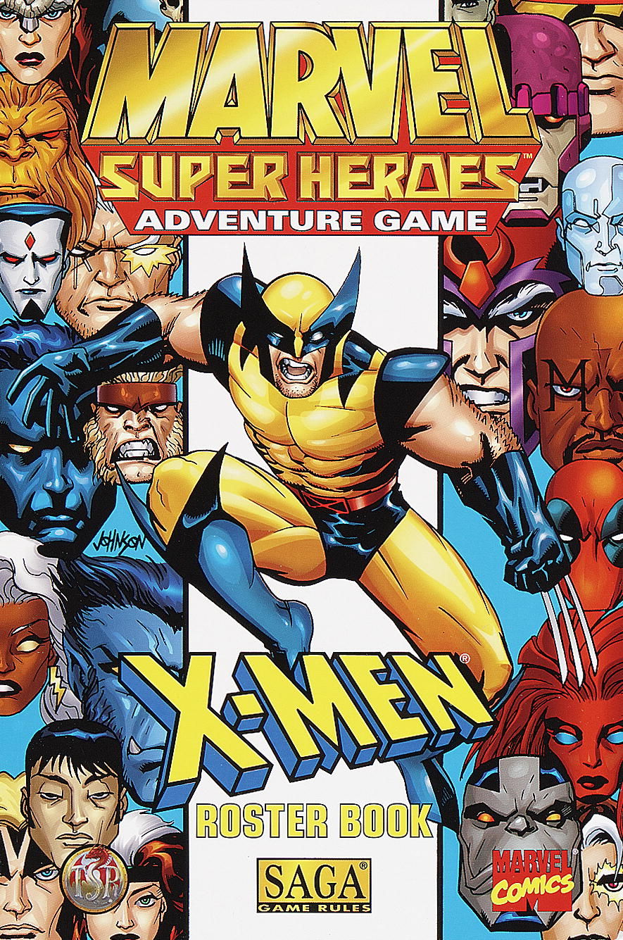 Marvel Super Heroes Adventure Game: X-Men Roster Book