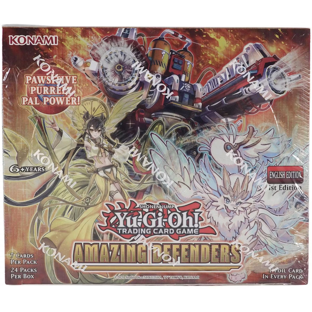 yugioh amazing defenders booster box YU-GI-OH This 60 card set gives you new ways to build up mighty monsters that can dominate Duels Yu-Gi-Oh Amazing Defenders Booster Box