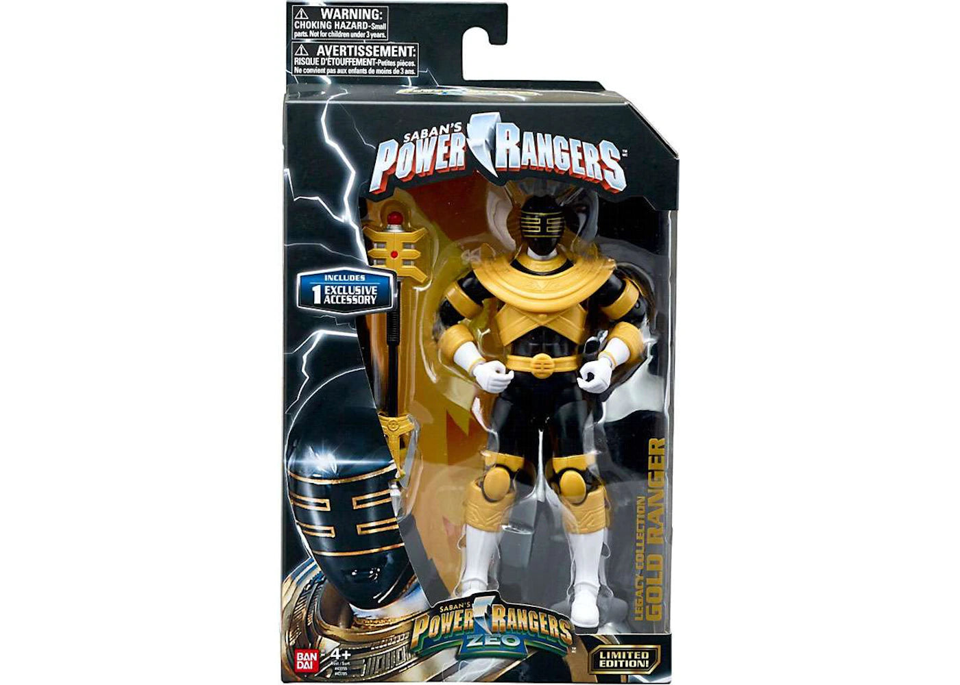 Bandai Power Rangers Legacy Collection Zeo Gold Ranger