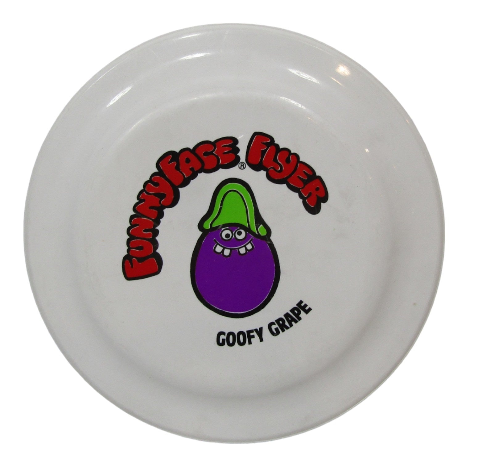 Goofy Grape 1970s Funny Face Flyers Frisbee