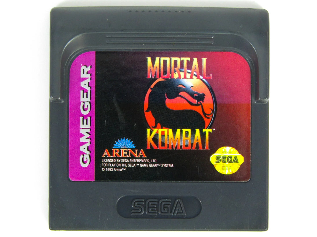 Sega Game Gear Mortal Kombat, Not Packaged Cartridge Only