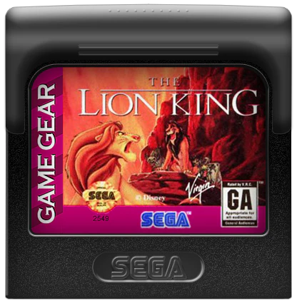Sega Game Gear The Lion King, Non Packaged Cartridge Only