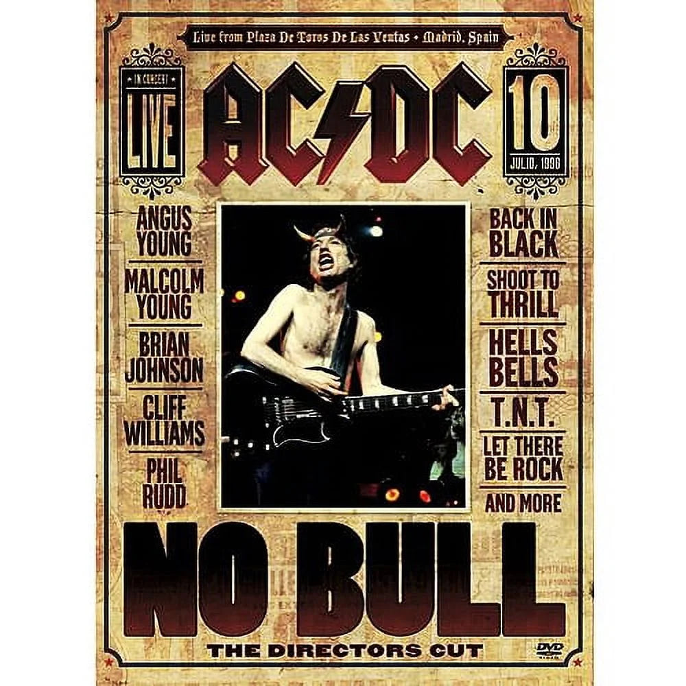 AC/DC No Bull Director's Cut DVD