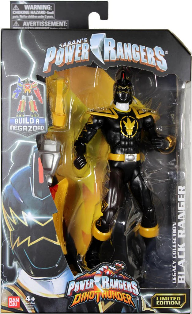 Power Rangers Dino Thunder Legacy Collection Black Ranger Limited Edit