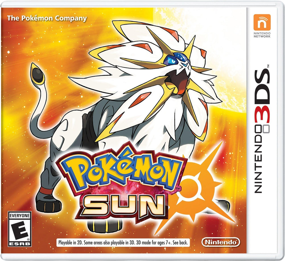 Nintendo 3DS Pokemon Sun Missing Manual