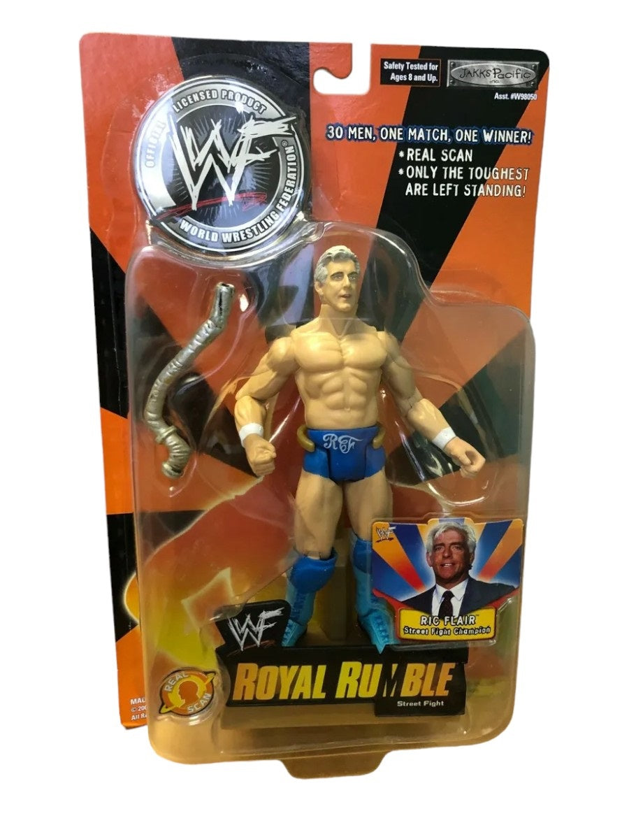 Ric Rac Rumble Jakks Pacific WWF Royal Rumble Ric Flair (Slight Box Damage)