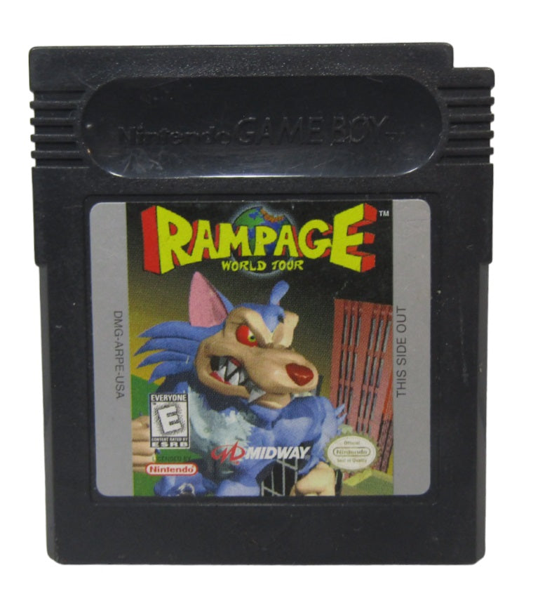 Rampage World discount Tour - Original Nintendo GameBoy Color Game Sealed!