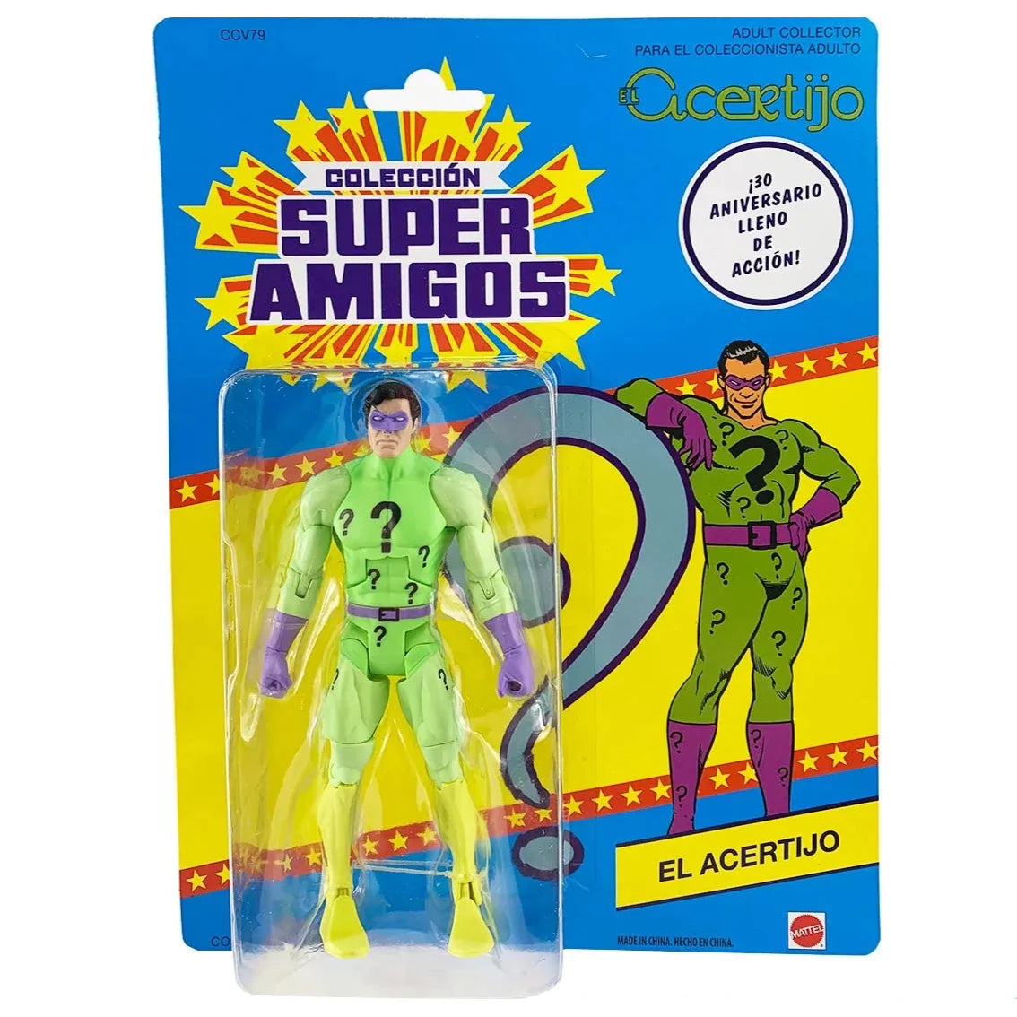 Mattel Coleccion Super Amigos EL ACERTIJO (Spanish Riddler)