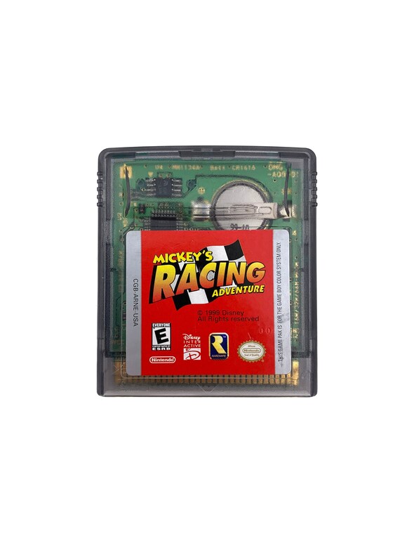 Nintendo Gameboy Color Mickey's Racing Adventure, Not Packaged Cartrid