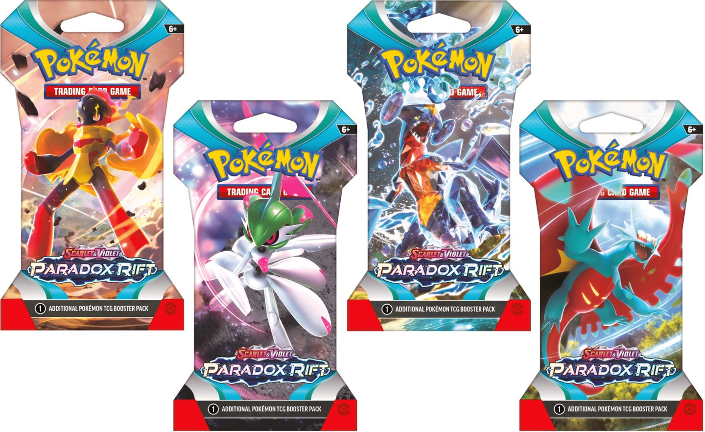 Pokemon Trading Card Game Scarlet & Violet Paradox Rift Sleeved Booster Pack Pokemon TCG Pokemon Trading Card Game Scarlet & Violet Paradox Rift Sleeved Booster Pack Pokemon TCG
