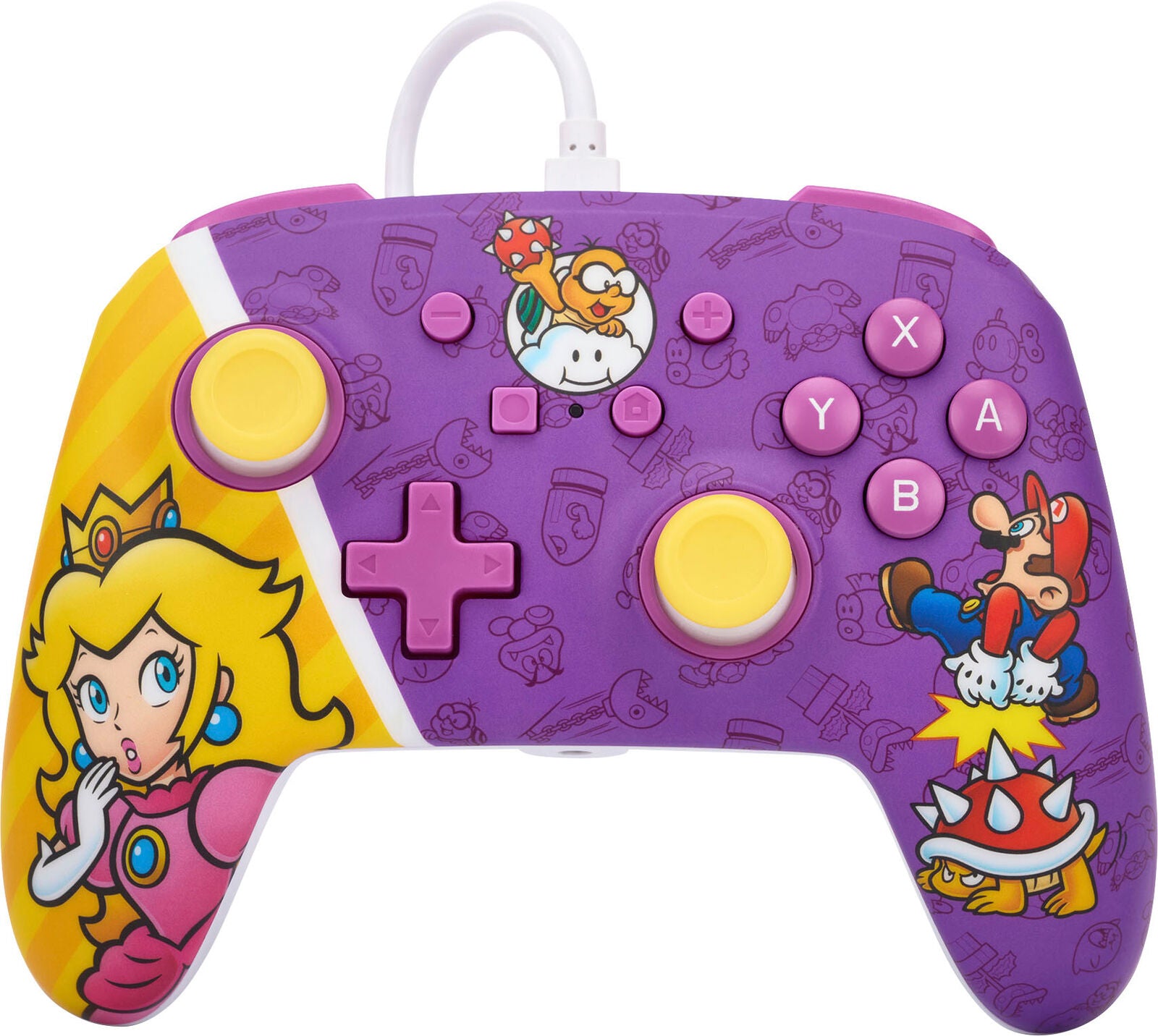 Nintendo Switch Super Mario Princess Peach Enhanced Wired Controller