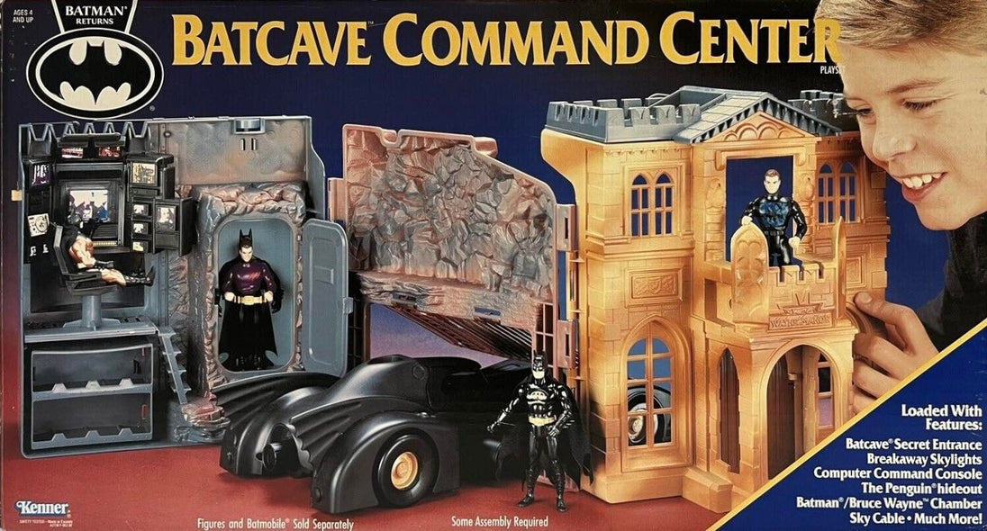 Batman Returns Batcave Command Center, Complete with Box