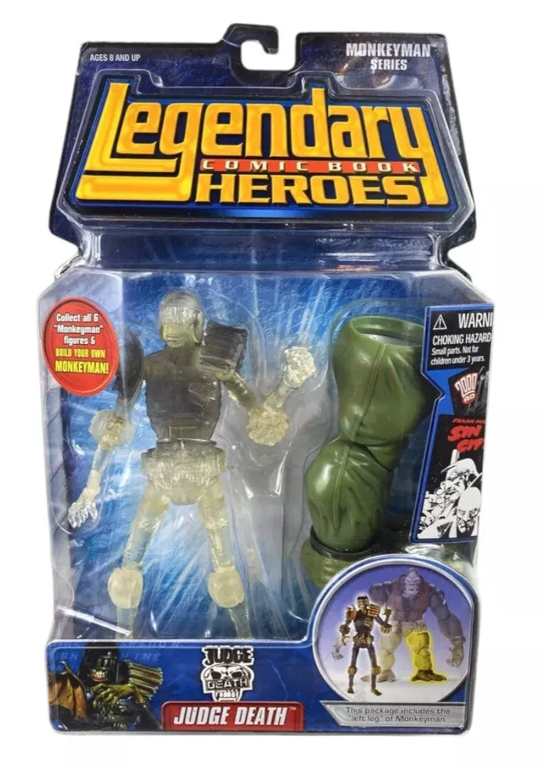Legendary Comic Book Heroes Judge Death, Transparent Variant, Damaged