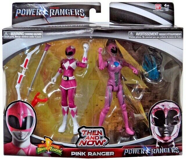 Bandai Power Rangers Then & Now Pink Ranger (Damaged Box)