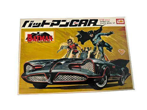 IMAI 1:32 Scale 1966 Batmobile Batman Robin Boxed Model Kit (Open Box,