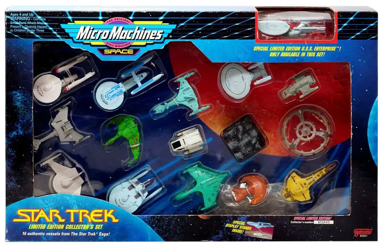 Micro Machines Space Star Trek Limited Edition Collector's